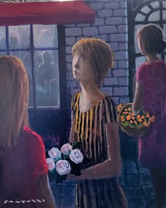 Dipinto Eliano Fantuzzi olio su tela cm. 50x60