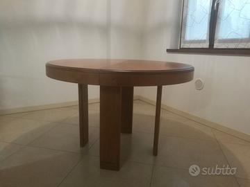 TAVOLO IN NOCE ALLUNGABILE ANNI 80'