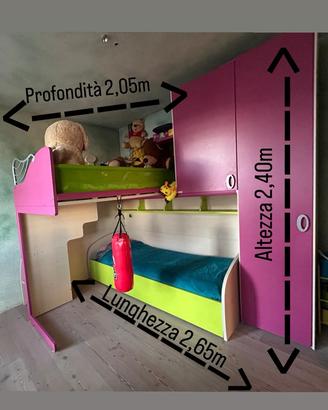 Cameretta bambini MorettiCompact