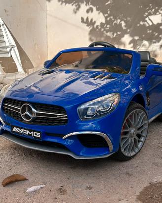 Macchina elettrica bimbi Baby Car Mercades CLK Blu