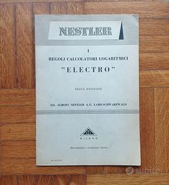 Libro Manuale Nestler Regoli Calcolatori Vintage
