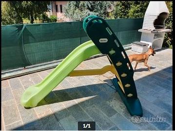 Scivolo per bambini in plastica con 5 gradini
