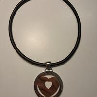 collana oro750 e acciaio Bulgari 