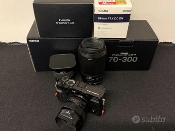 Kit Fujifilm X-Pro 2 + 3 obbiettivi