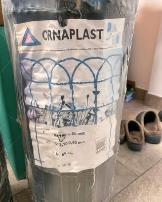 Rete ornata zincata plastificata in pvc