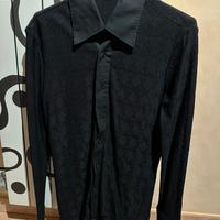 Camicia nera Naracamicie cotone elasticizzato
