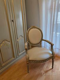 Poltrona stile classico francese