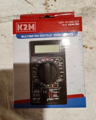 TESTER MULTIMETRO DIGITALE K2M MODELLO KDM-700