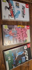 FC24, Gang Beasts, Burnout Paradise per Nintendo