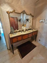 Credenza anni '50 con specchio