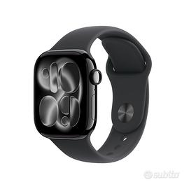Apple Watch 11 GPS + Cellular Cassa 46mm Jet Black