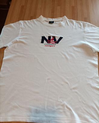 T-shirt vintage Navigare bianca