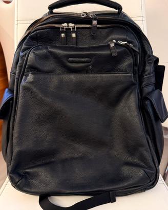 Zaino in pelle nero Piquadro