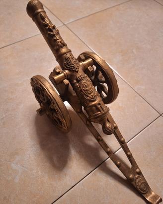 Cannone modellino in ottone