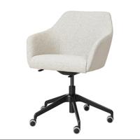 Sedia IKEA da ufficio in tessuto con ruote BEIGE