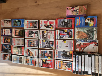 38 videocassette film inglese