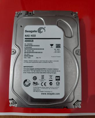 Hard Disk 3.5 Seagate Serie Nas 4 TB
