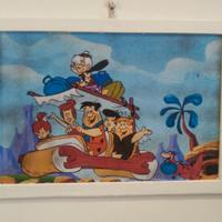 targa in legno cartello retrò cornice bianco