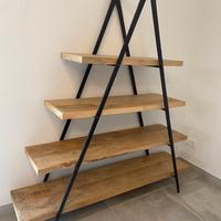 Scaffale cavalletto stile scandinavo industrial