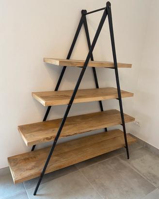 Scaffale cavalletto stile scandinavo industrial