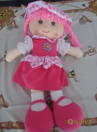 Bambola di Pezza Grande cm 35  Nuova