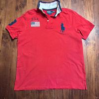 polo ralph lauren vintage rossa