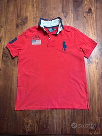 polo ralph lauren vintage rossa