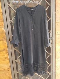 Luisa Spagnoli Maxy Abito puro lino tg S 40