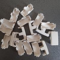 18pz tappini copriforo bticino luna