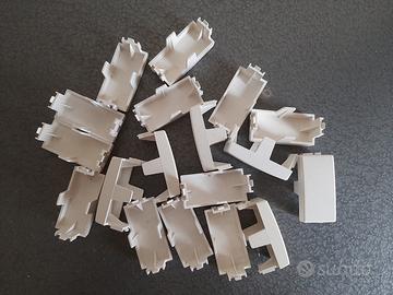 18pz tappini copriforo bticino luna