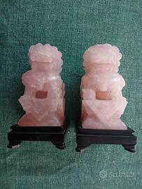 cani di fo in pietra rosa