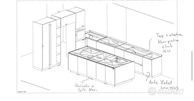 Cucina PrimoPiano - prima installazione