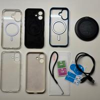 Cover iPhone17 + Ricarica Wireless + pellicola