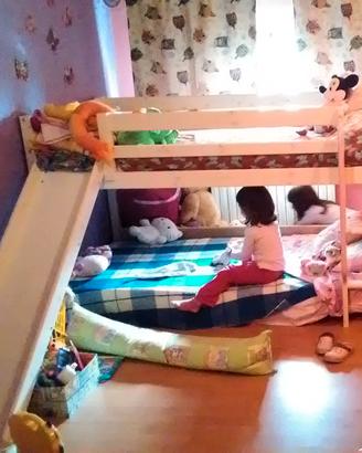 LETTO RIALZATO CON SCIVOLO JYSK