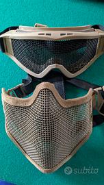 Maschera viso Softair