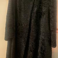 pelliccia Astrakan nero