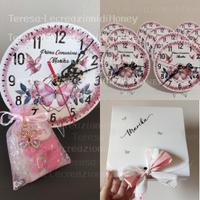 orologio da tavolo personalizzato per comunione