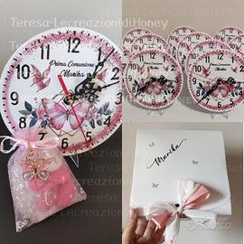 orologio da tavolo personalizzato per comunione