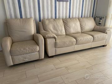 Divano e poltrona Natuzzi