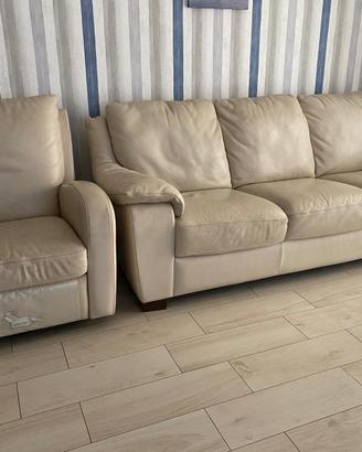 Divano e poltrona Natuzzi