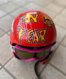 Casco sci bambino con occhiali Wed’ze