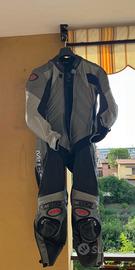 Tuta da moto in vera pelle MTECH