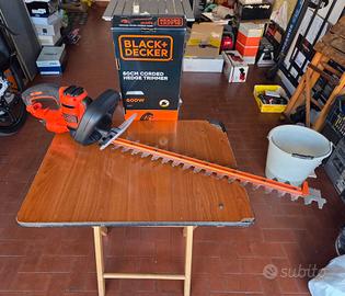 Tagliasiepi elettrico Black+Decker lama 60cm nuovo