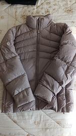 cappotto piumino invernale beige donna Decathlon