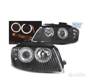 FARI ANGEL EYES AUDI A3 8P 03-08 FONDO NERO