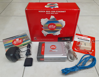 Modem Router Alice Telecom ADSL-302T D-Link