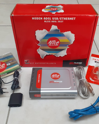 Modem Router Alice Telecom ADSL-302T D-Link