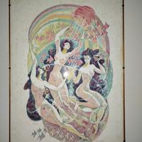 Quadro artistico con cornice