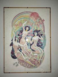 Quadro artistico con cornice