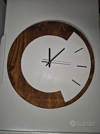 orologio da parete in legno 